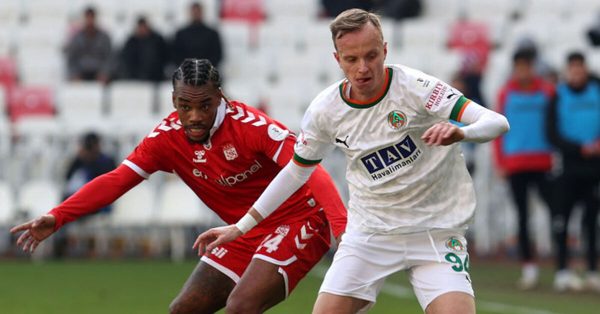 Sivasspor – Alanyaspor: 1-1 (MAÇ SONUCU)