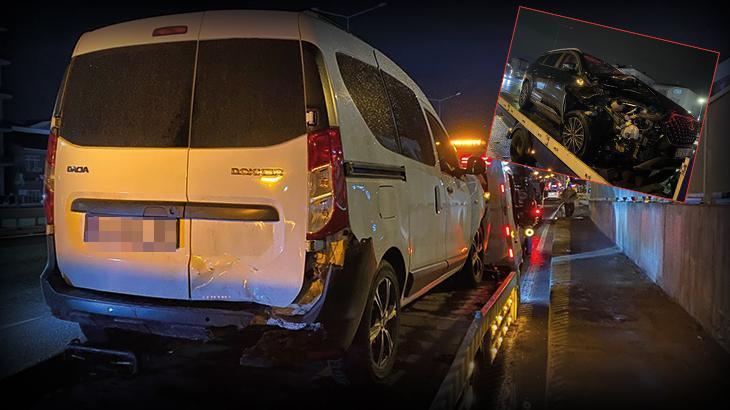 Kocaeli’de zincirleme kaza! 3 araç birbirine girdi: 6 yaralı